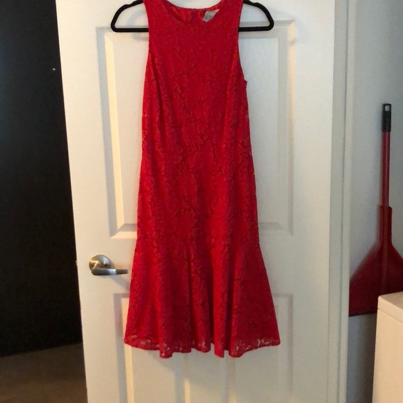 Red lace dress NWT - Picture 3 of 5
